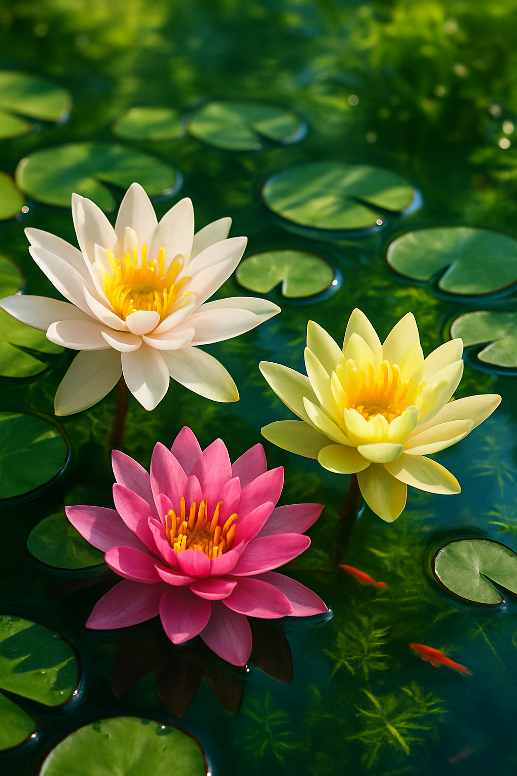 Plantas aquáticas, como o nenúfar: beleza para lagos e aquários
