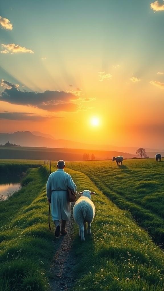 O Bom Pastor: Paz e Provisão no Salmo 23 para sua Alma