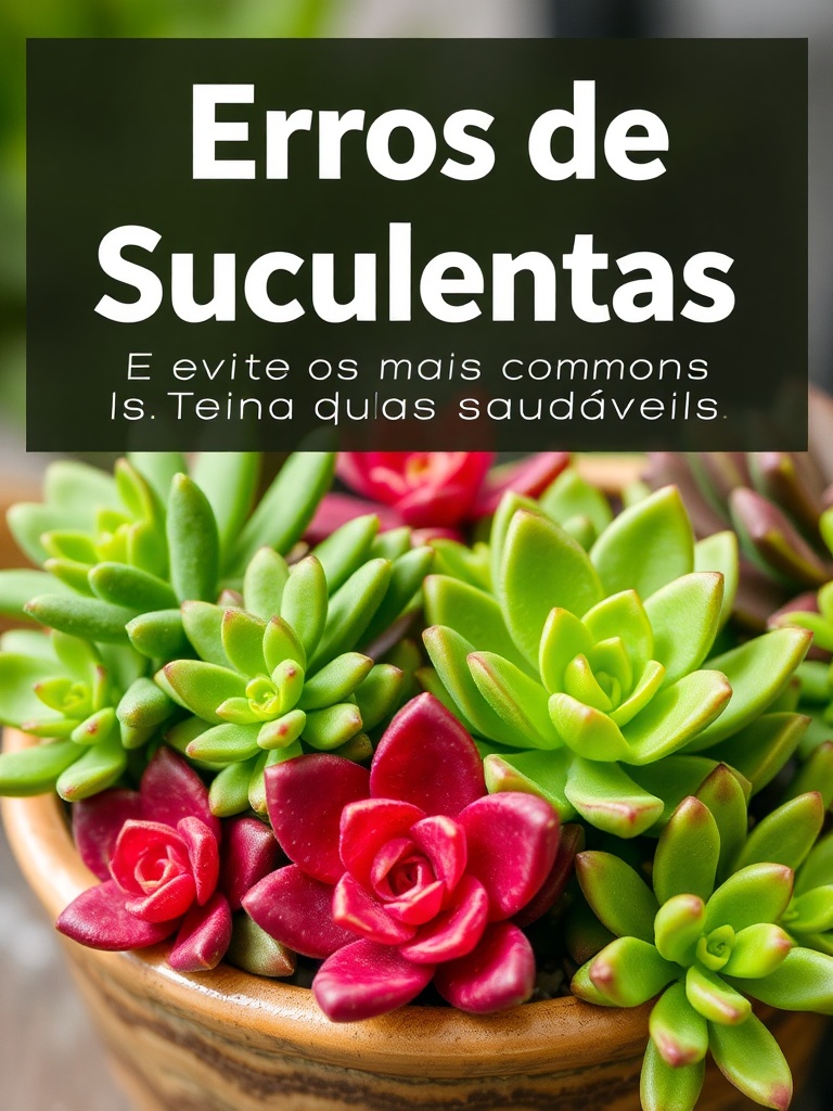 Erros de Suculentas: Evite os Mais Comuns e Tenha Plantas Saudáveis