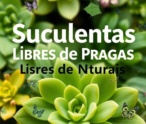 Suculentas Livres de Pragas: Identificação e Soluções Naturais