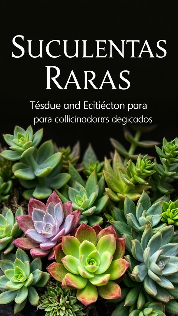 Suculentas Raras: Tesouros Exóticos para Colecionadores Dedicados