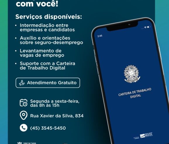 Vagas de emprego em Foz do Iguaçu: 697 oportunidades na Agência do Trabalhador