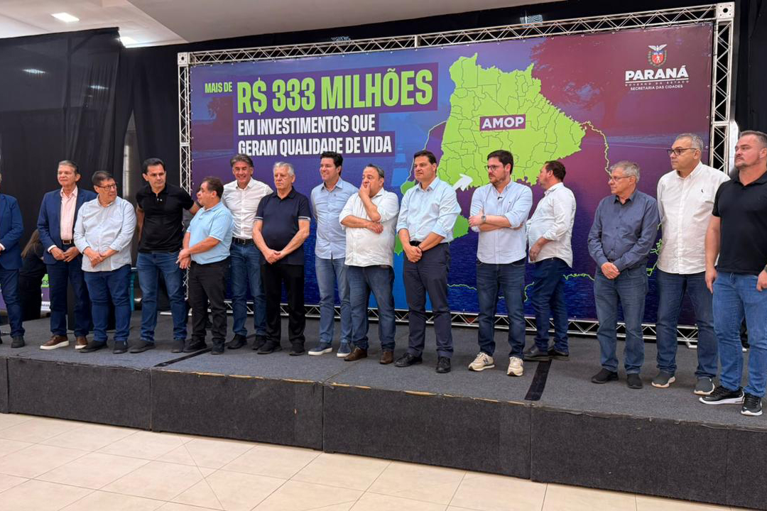 Obras urbanas em Santa Terezinha de Itaipu