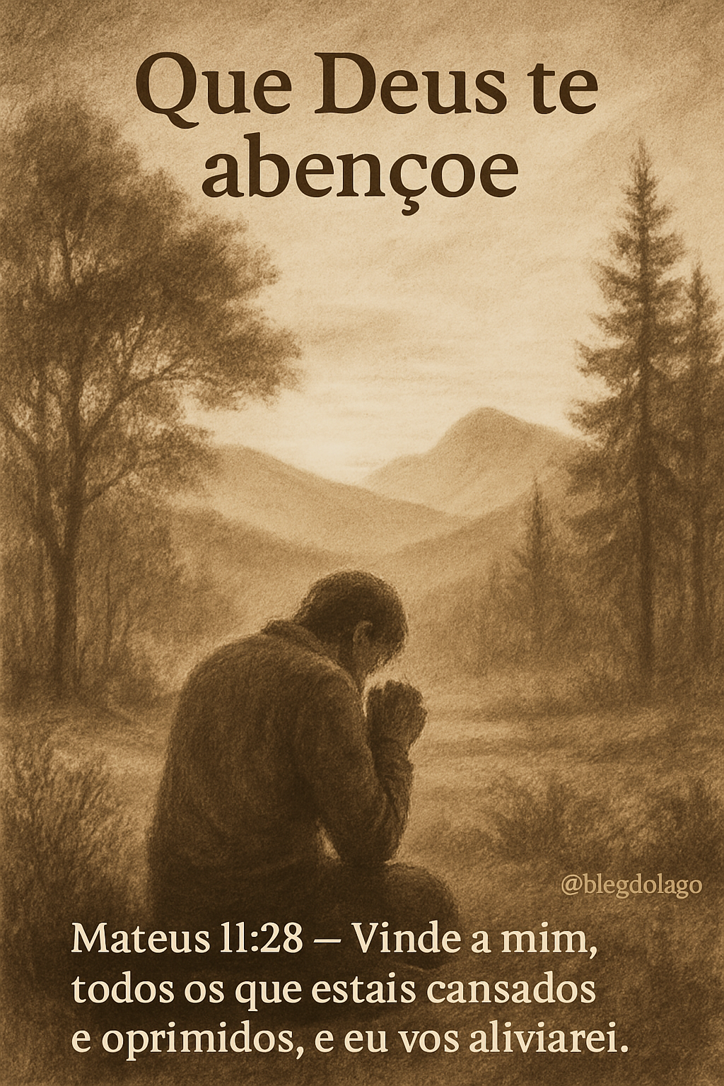 Que Deus te abençoe – João 14:27