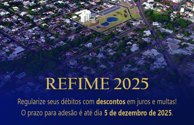 REFIME 2025: descontos e prazos para aderir ao programa