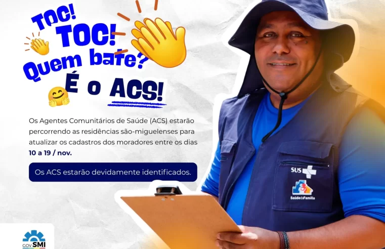 Agentes de Saúde atualizam cadastros em São Miguel do Iguaçu