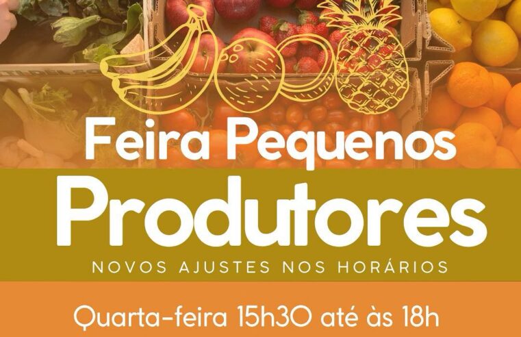 Feira do Pequeno Produtor de Terra Roxa tem novos horários