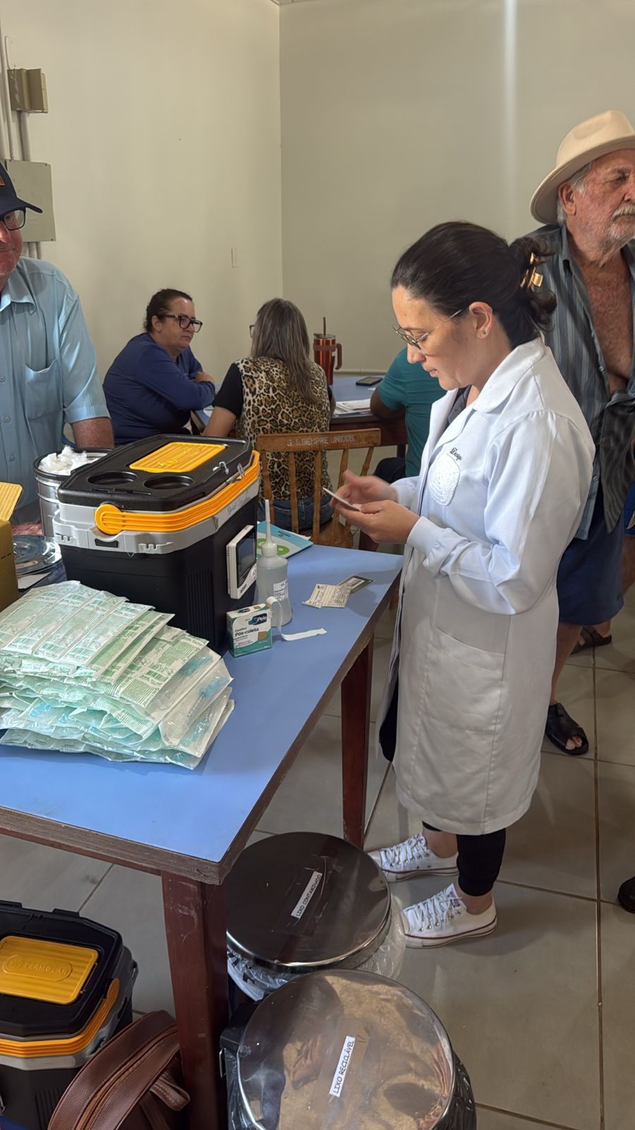 Mutirão da Saúde dos Idosos reúne 149 participantes em Missal 6 Mutirão de saúde na comunidade de Portão Ocoí