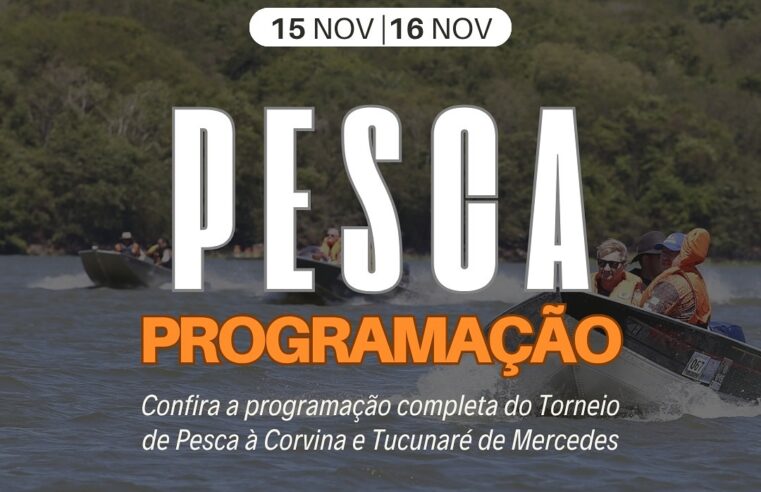 Torneio de Pesca em Mercedes promete fim de semana de grandes emoções