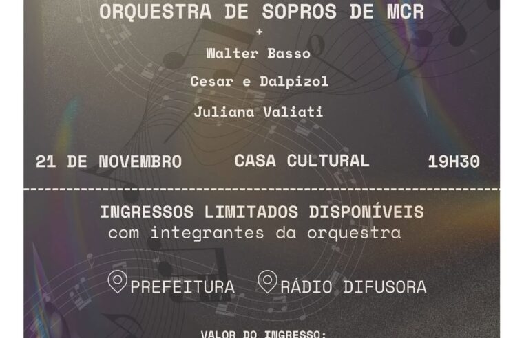 Orquestra de Sopros celebra o Dia do Músico em Marechal Rondon