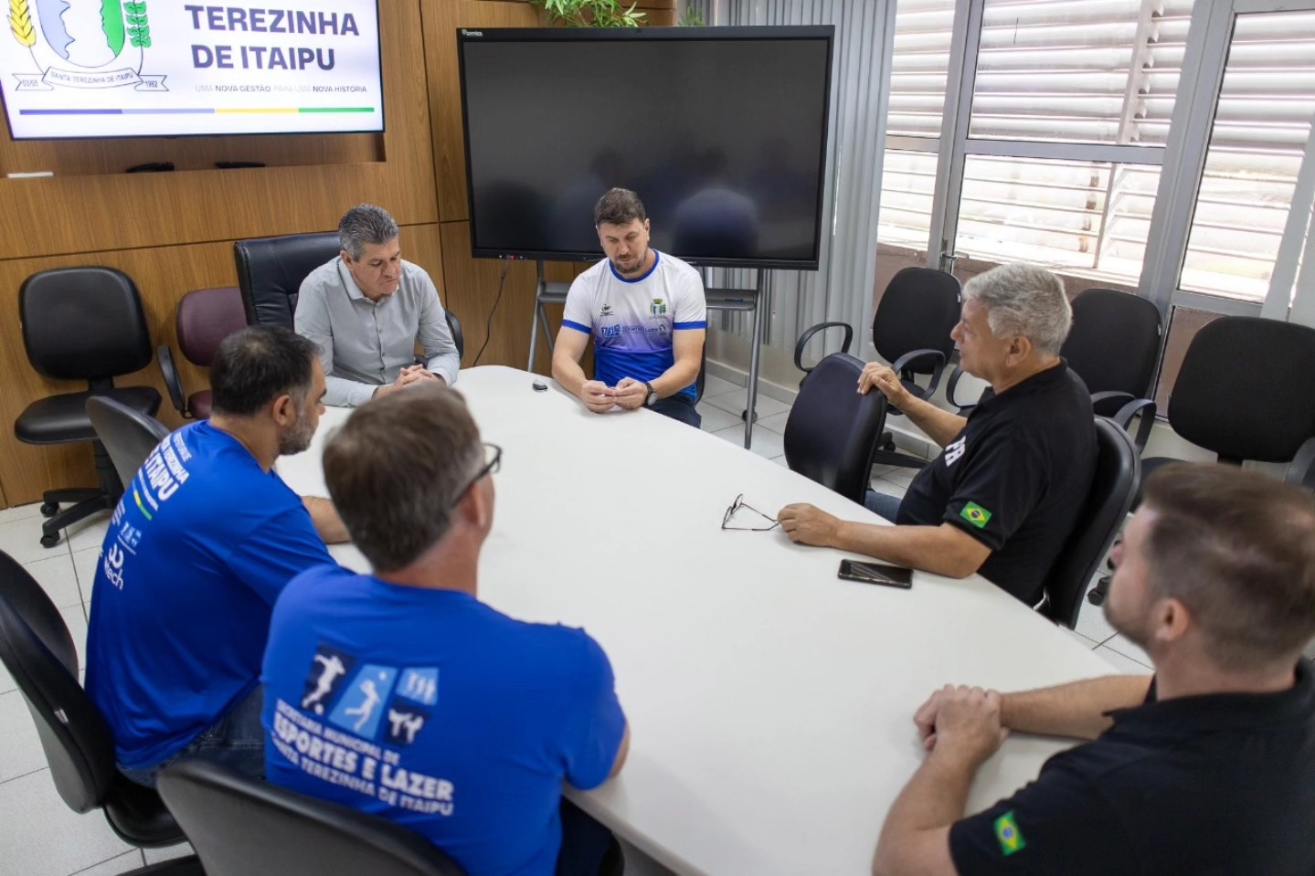 reunião secretário de esporte santa terezinha