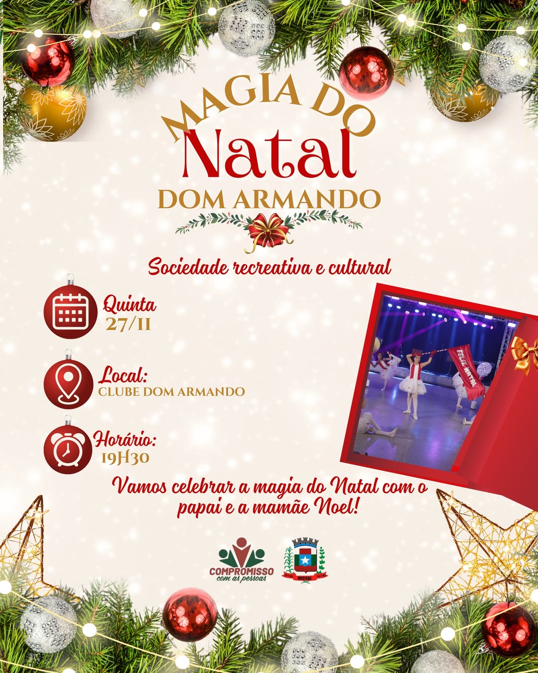 Natal em Missal: apresentações no Distrito de Dom Armando
