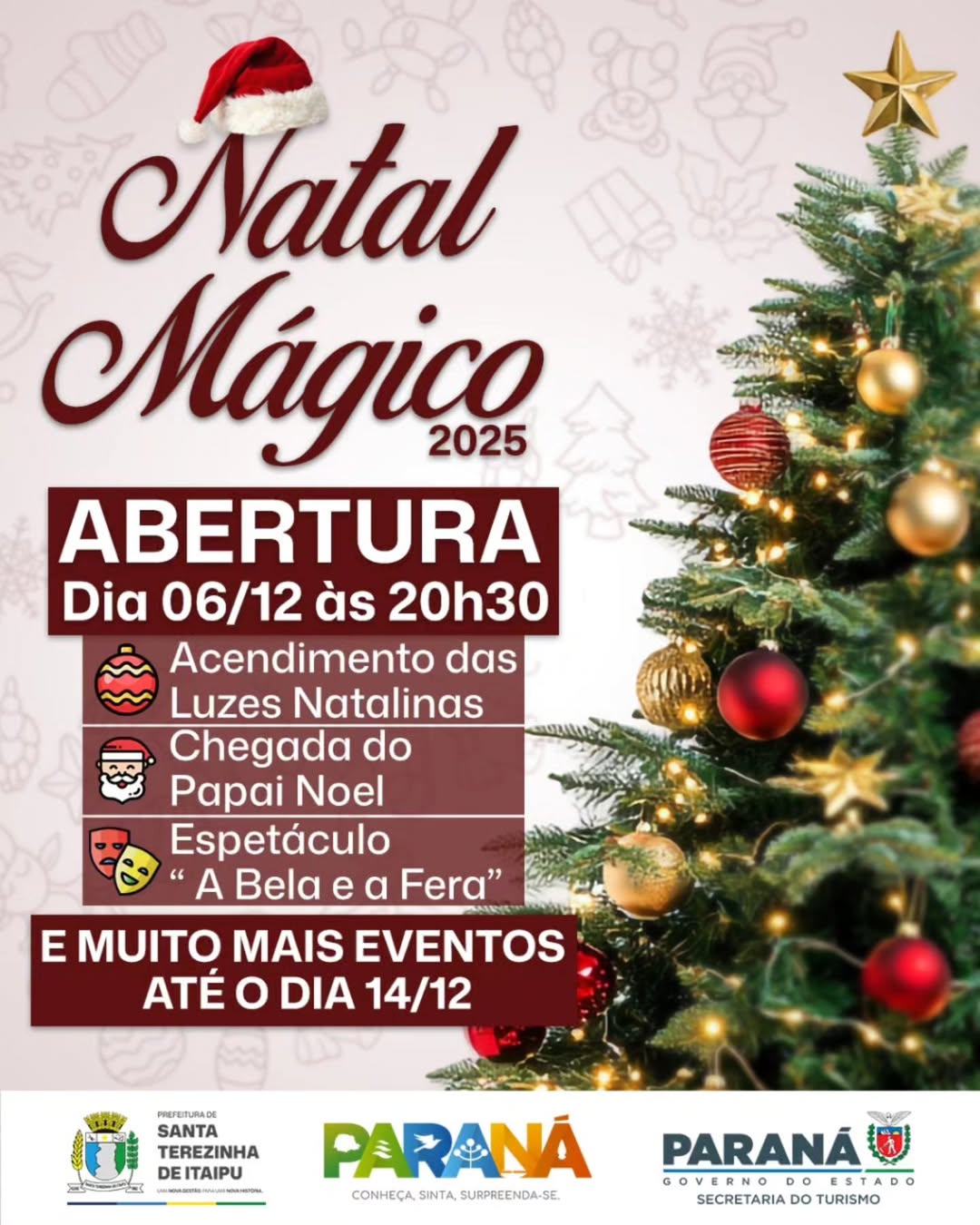 Natal Mágico 2025: 6 motivos para não perder a abertura em Santa Terezinha