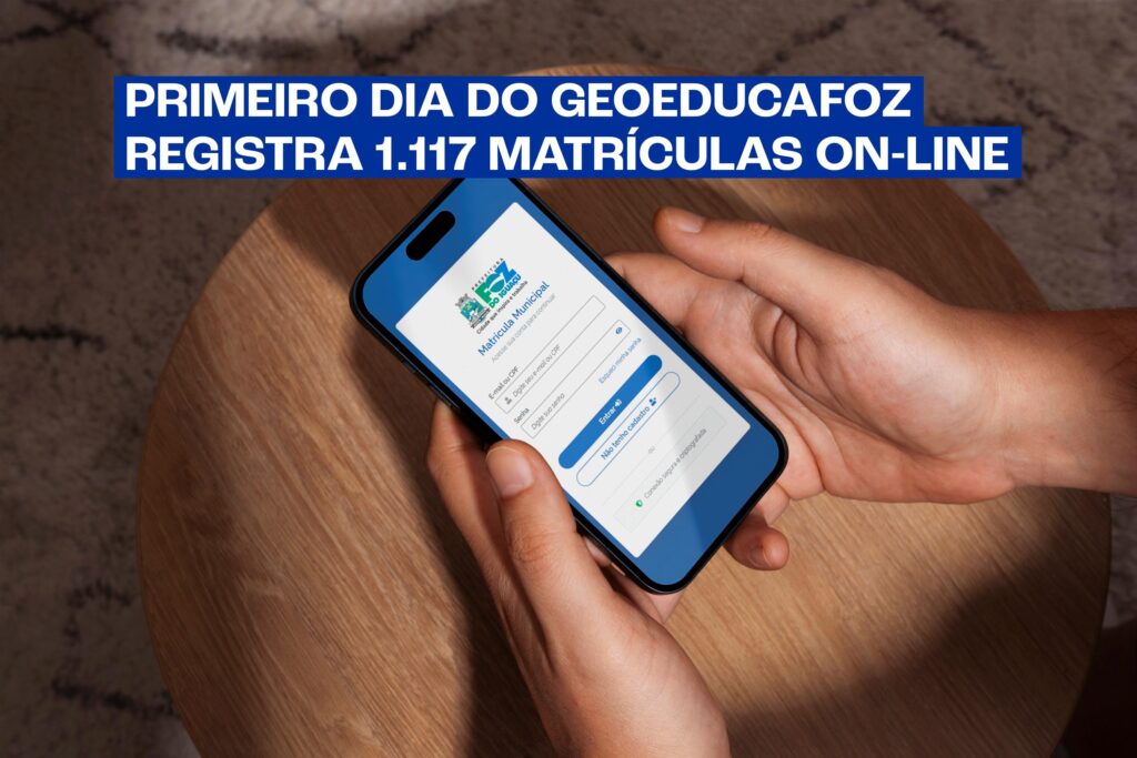 GEOEDUCAFOZ registra 1.117 matrículas no 1º dia