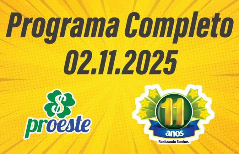 Programa Proeste Edição 382 – 02/11/2025: assista ao vídeo completo