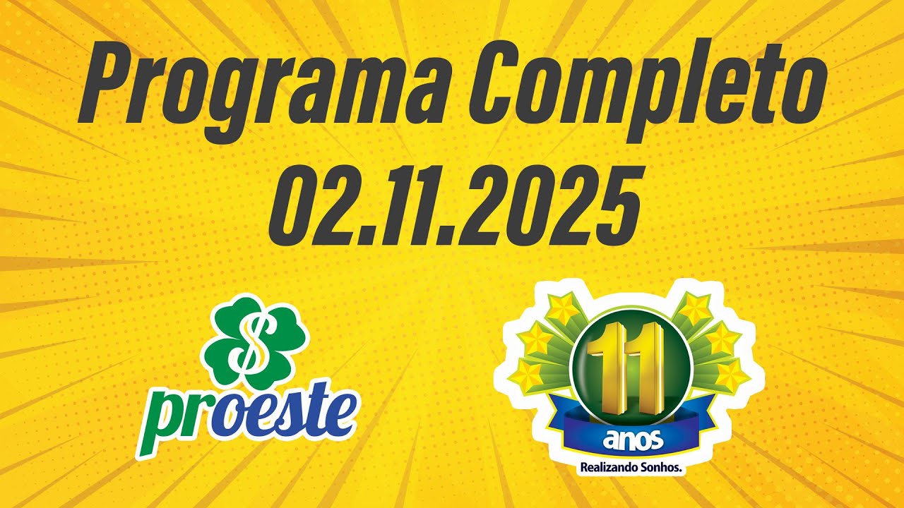 Programa Proeste Edição 382 – 02/11/2025: assista ao vídeo completo