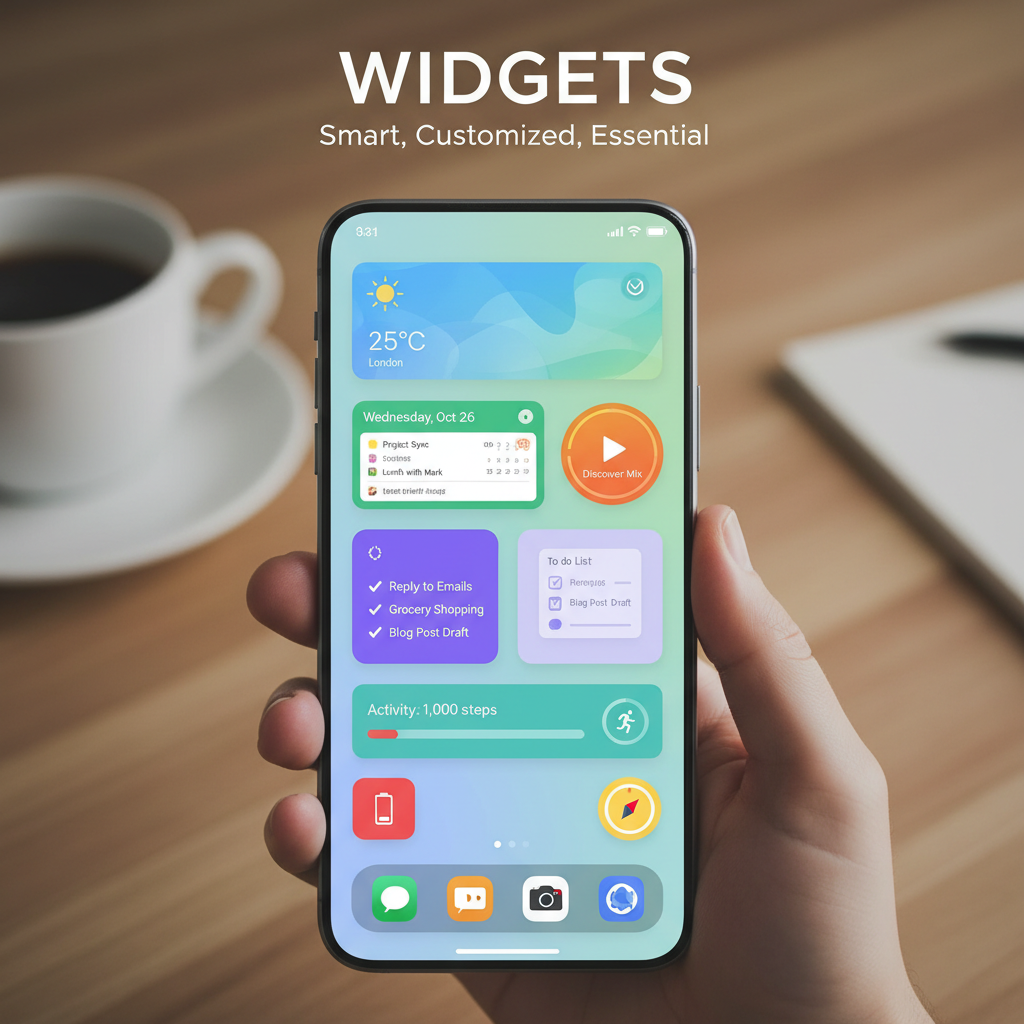 Widgets: O Guia Completo para Ter Informações Rápidas no seu Celular!