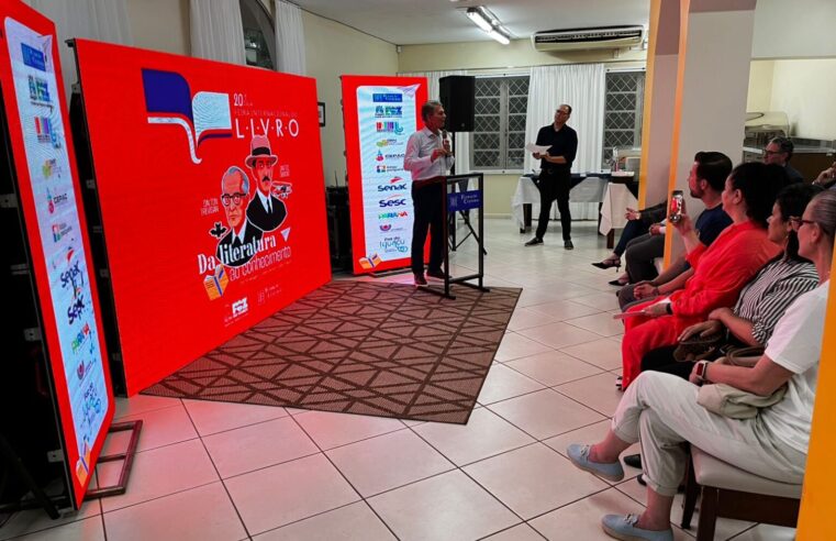 20ª Feira Internacional do Livro de Foz do Iguaçu começa dia 12