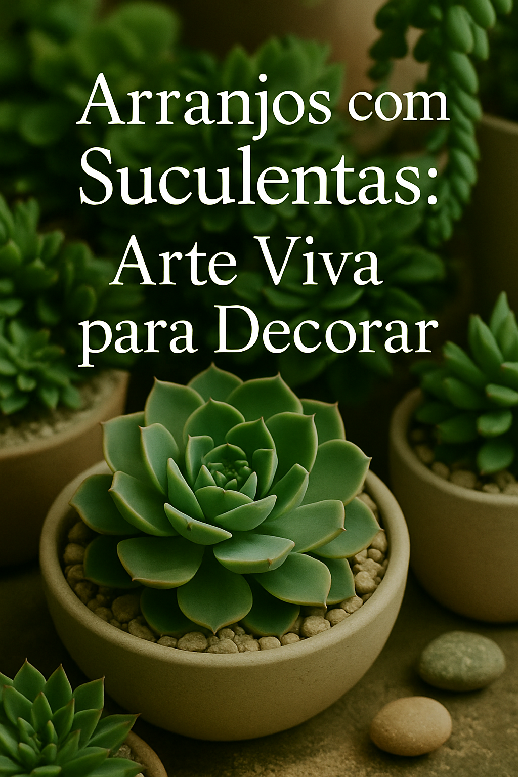 Arranjos com Suculentas: Arte Viva para Decorar