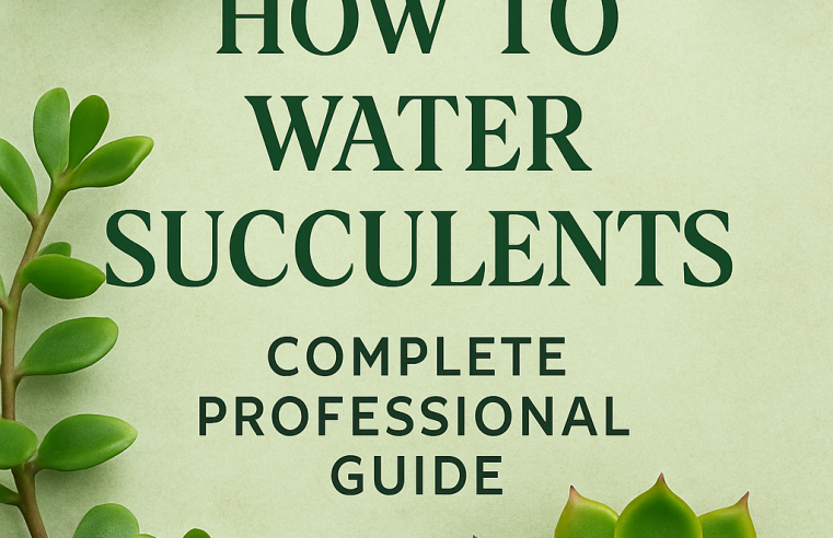 Como Regar Suculentas: Guia Profissional Completo