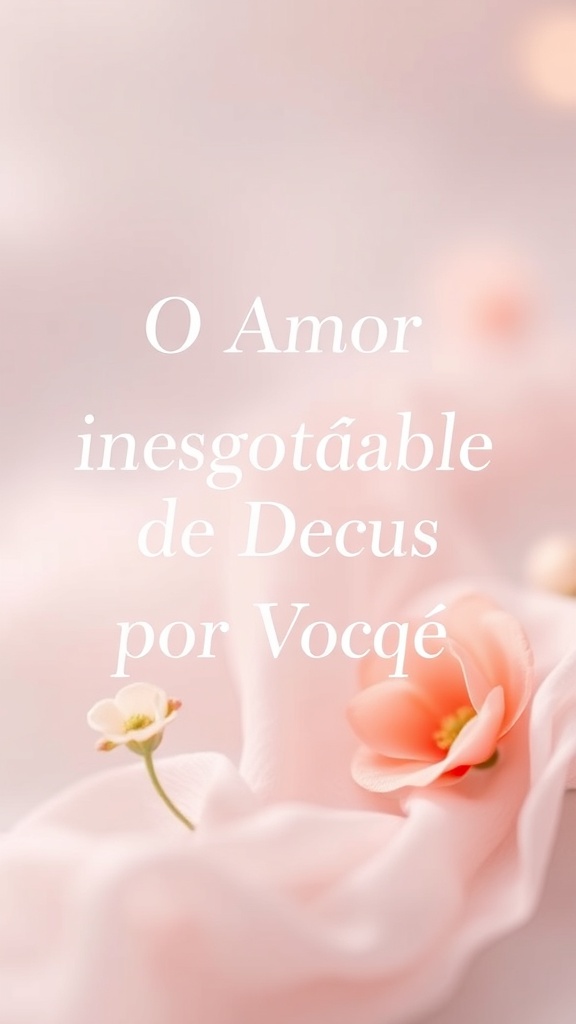 Devocional: O Amor Inesgotável de Deus Por Você