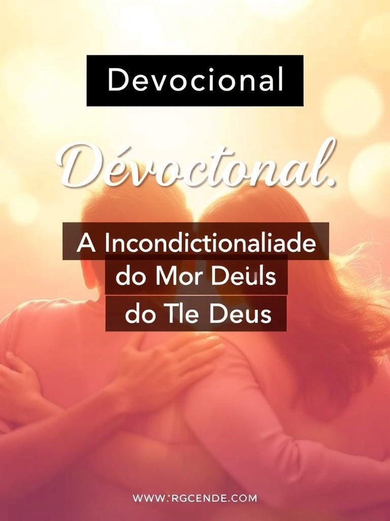 Devocional: A Incondicionalidade do Amor de Deus