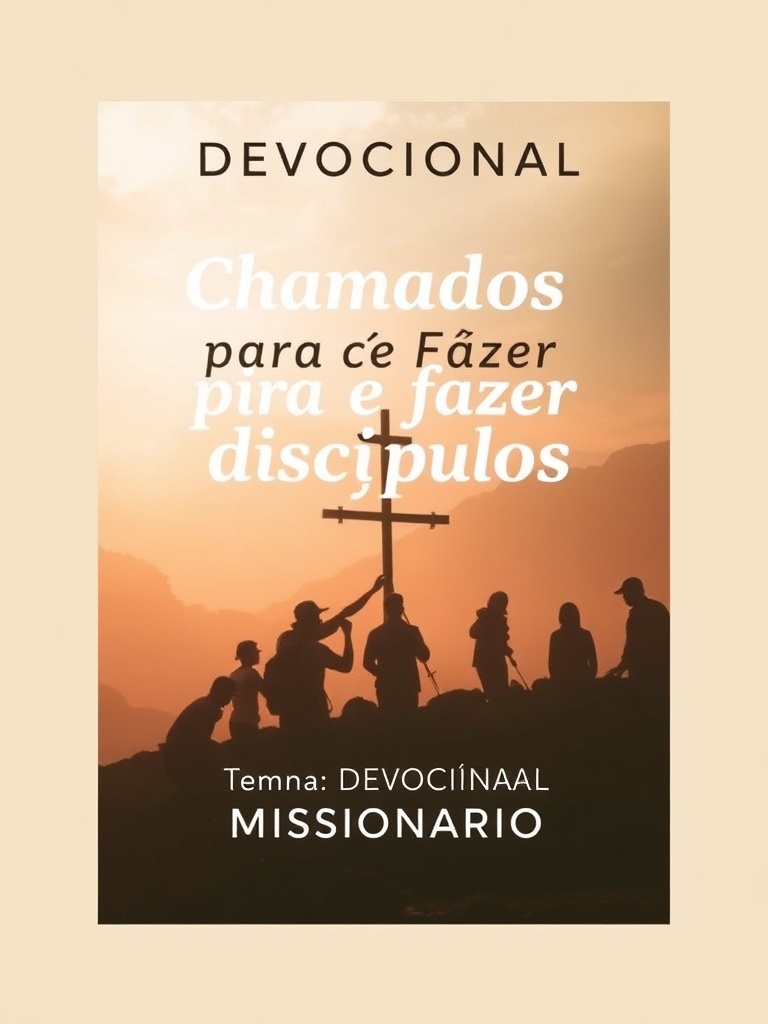 Devocional: Chamados para Ir e Fazer Discípulos