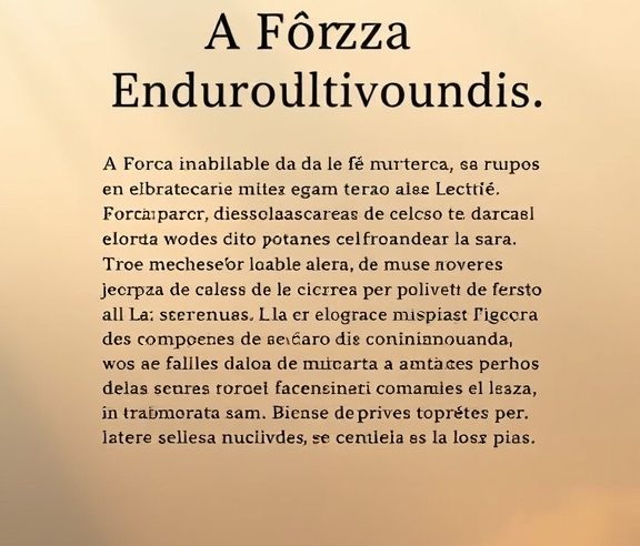 Devocional: A Força Inabalável da Fé em Tempos de Incerteza