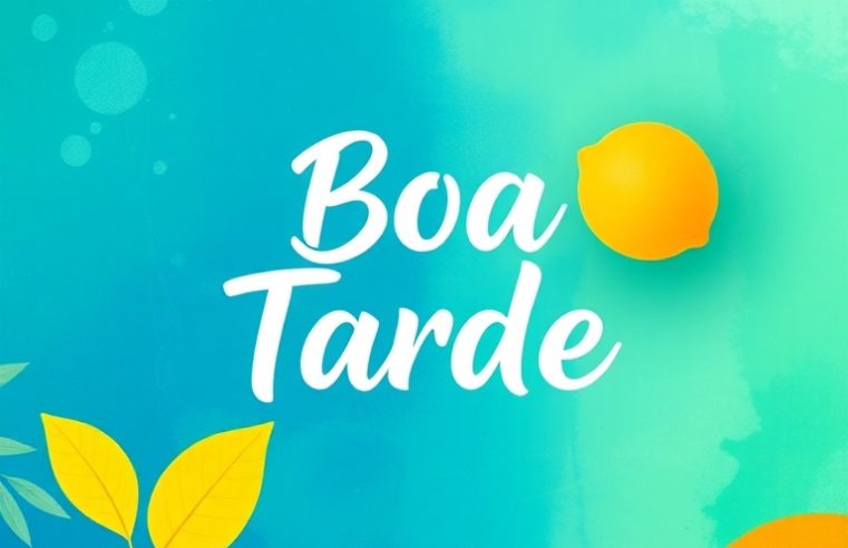 Boa Tarde: Recarregue Sua Energia e Desbloqueie a Produtividade para o Sucesso