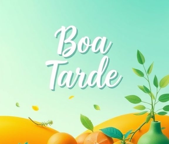 Boa Tarde: Recarregue Sua Energia e Alcance o Sucesso!