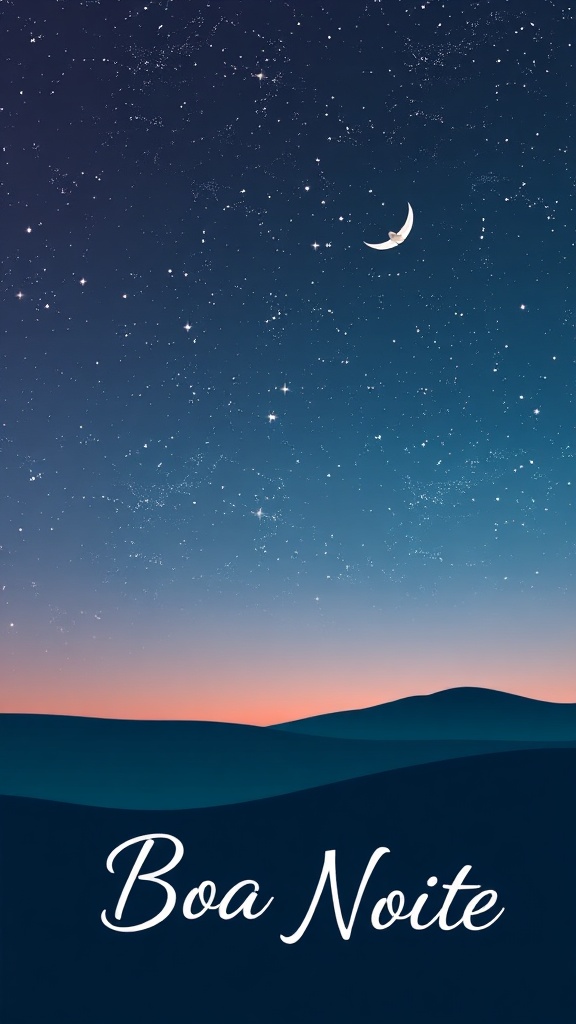 Boa Noite: Cultivando Paz e Gratidão para uma Noite de Renovação