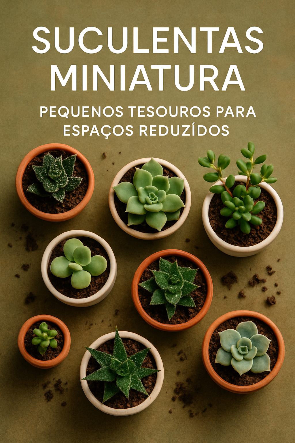 Suculentas Miniatura: Pequenos Tesouros para Espaços Reduzidos
