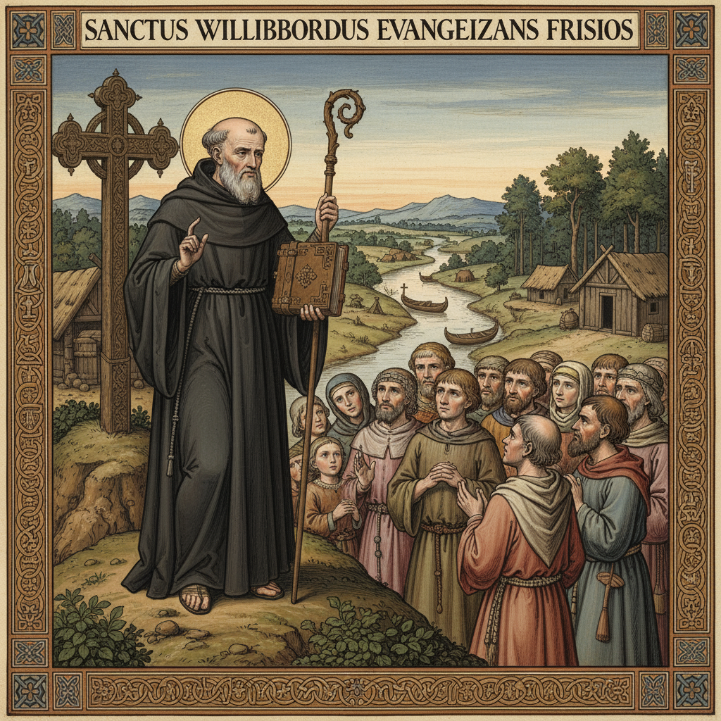 Santo do Dia 07/11 – São Vilibrordo, o Apóstolo dos Frísios