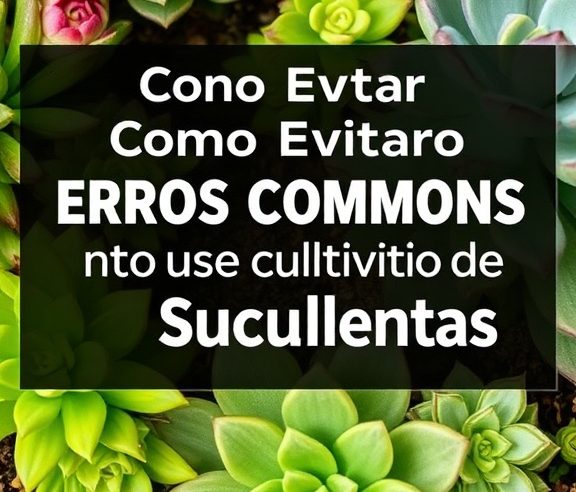 Como Evitar Erros Comuns no Cultivo de Suculentas