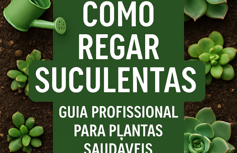 Como Regar Suculentas: Guia Profissional para Plantas Saudáveis