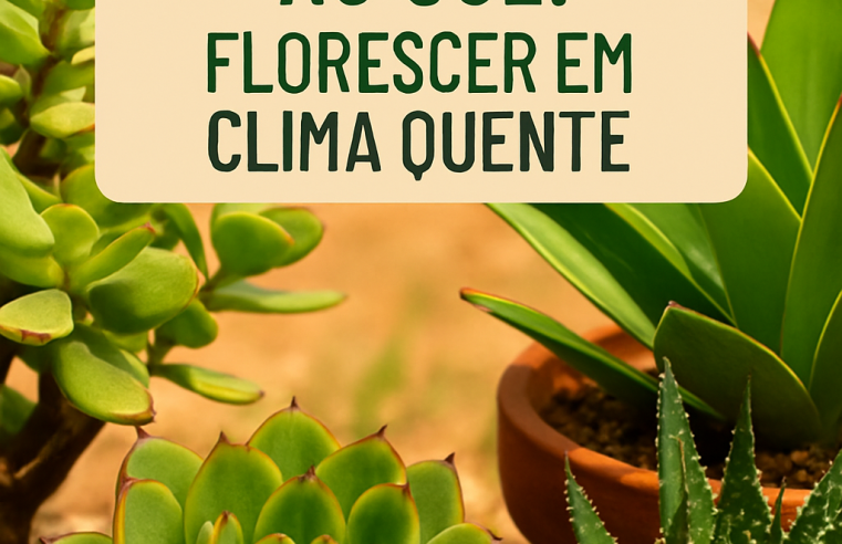 Suculentas Resistentes ao Sol: Florescer em Clima Quente
