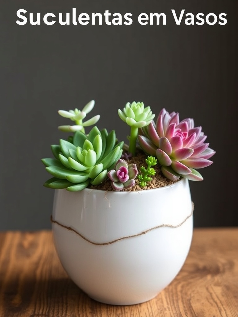 Suculentas em Vasos: Decoração Criativa e Única