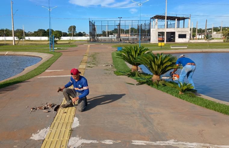 Parque do Lago passa por melhorias e é revitalizado em Guaíra