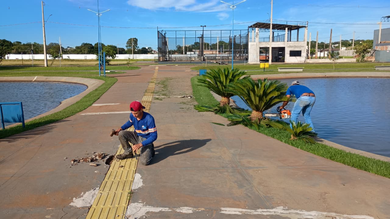 Parque do Lago passa por melhorias e é revitalizado em Guaíra