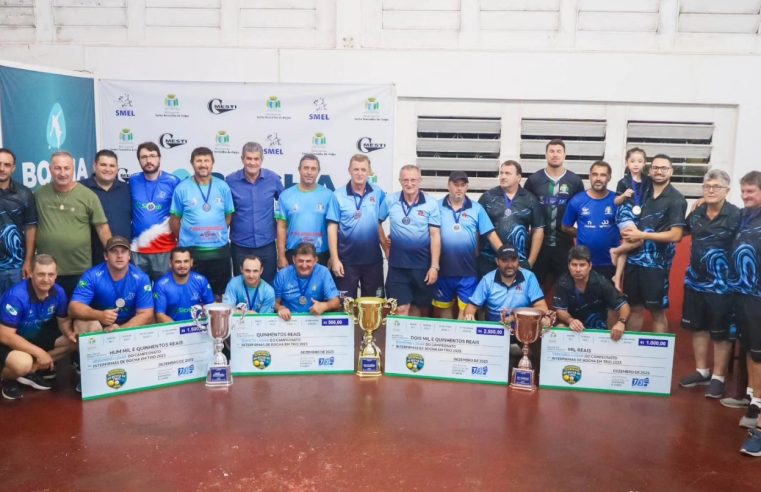 Campeonato de Bocha Santa Terezinha de Itaipu 2025 reúne equipes na final
