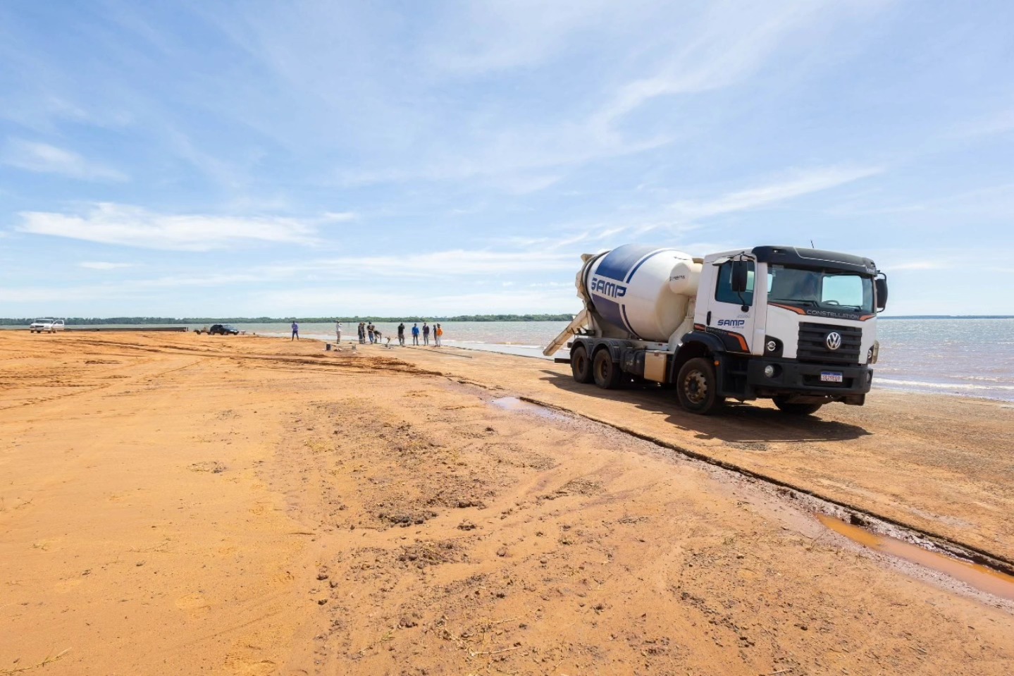 Praia Artificial Alvorada Itaipu após revitalização em Santa Terezinha de Itaipu