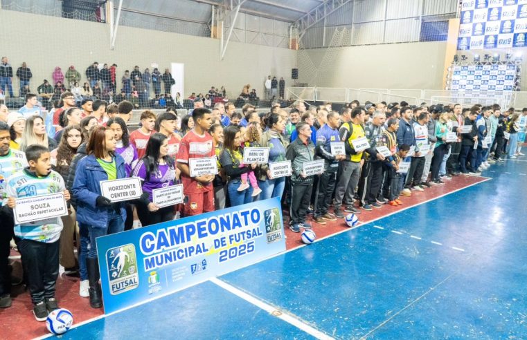 Finais do Campeonato Municipal de Futsal 2025 agitam Santa Terezinha