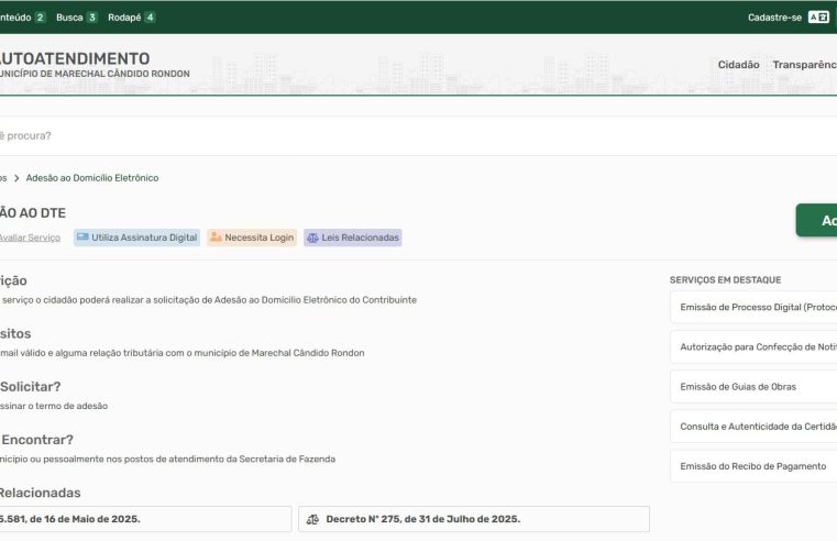 DT-e Marechal Cândido Rondon: prazo termina em 31/12