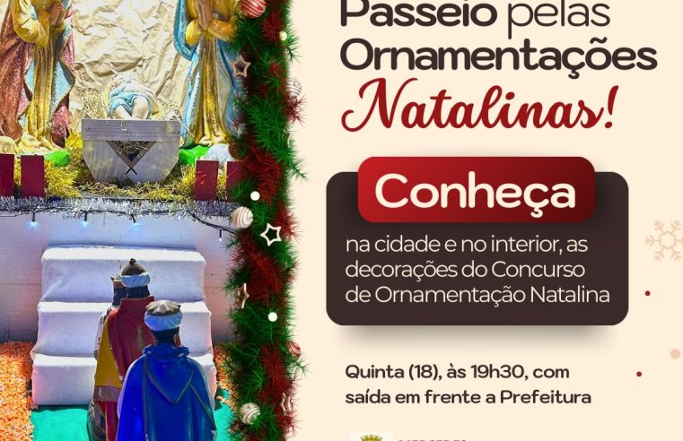Concurso de Ornamentação Natalina em Mercedes tem transporte gratuito