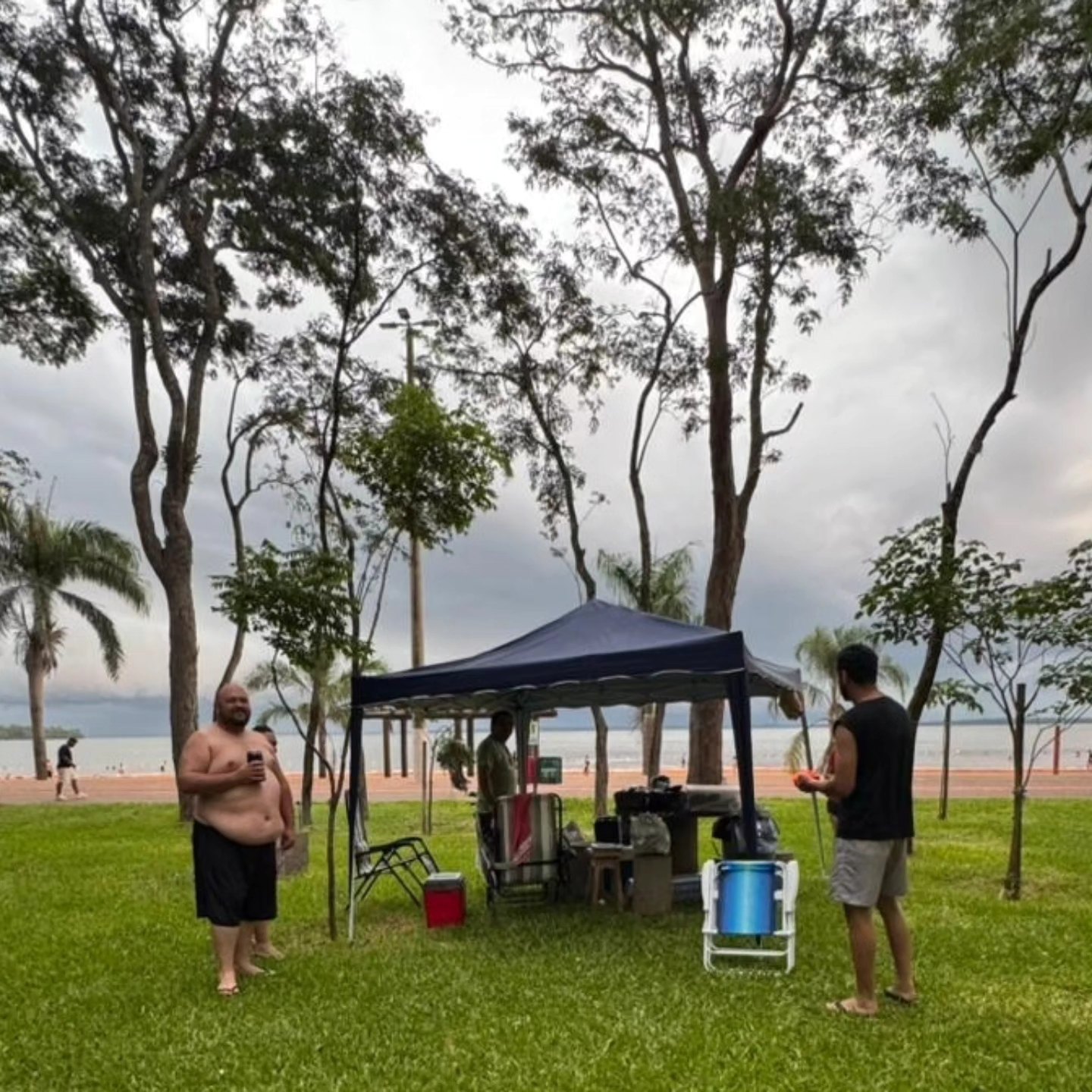 Exemplo de limpeza no Terminal Turístico Alvorada