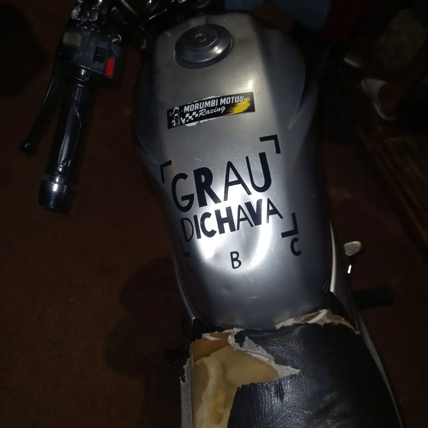 Motos apreendidas pela Guarda Municipal em Foz do Iguaçu