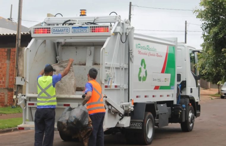 Coleta de recicláveis em Marechal Cândido Rondon muda no Natal