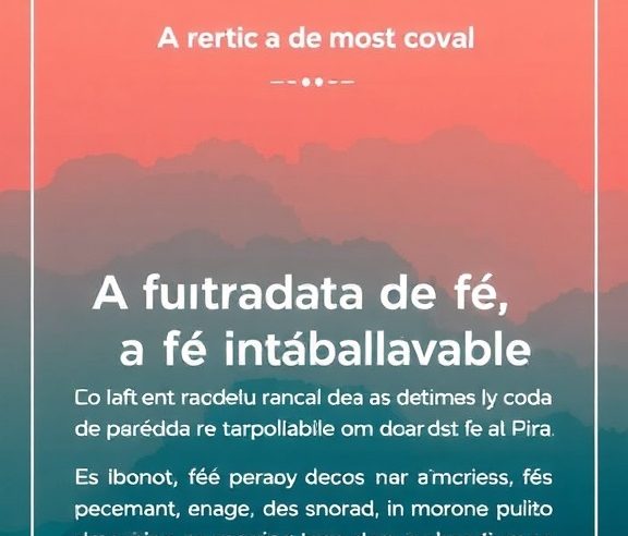 Devocional: A Força da Fé Inabalável em Tempos de Crise