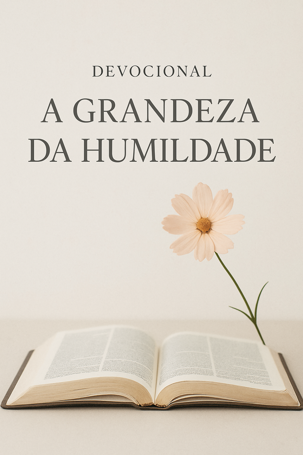 Devocional: A Grandeza da Humildade
