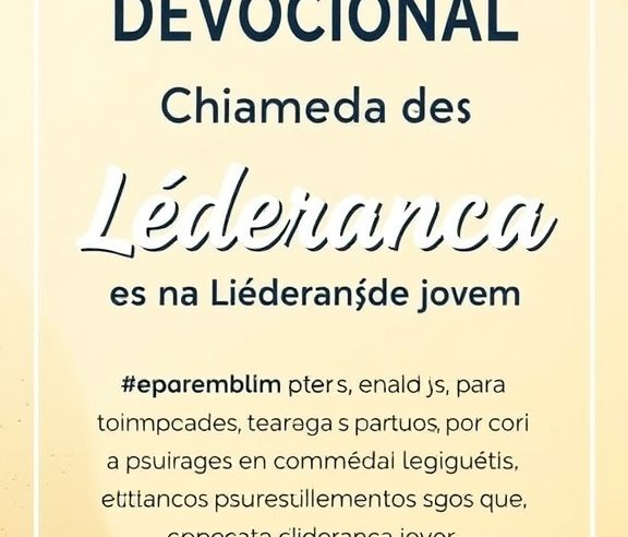 Devocional: Chamado e Impacto na Liderança Jovem